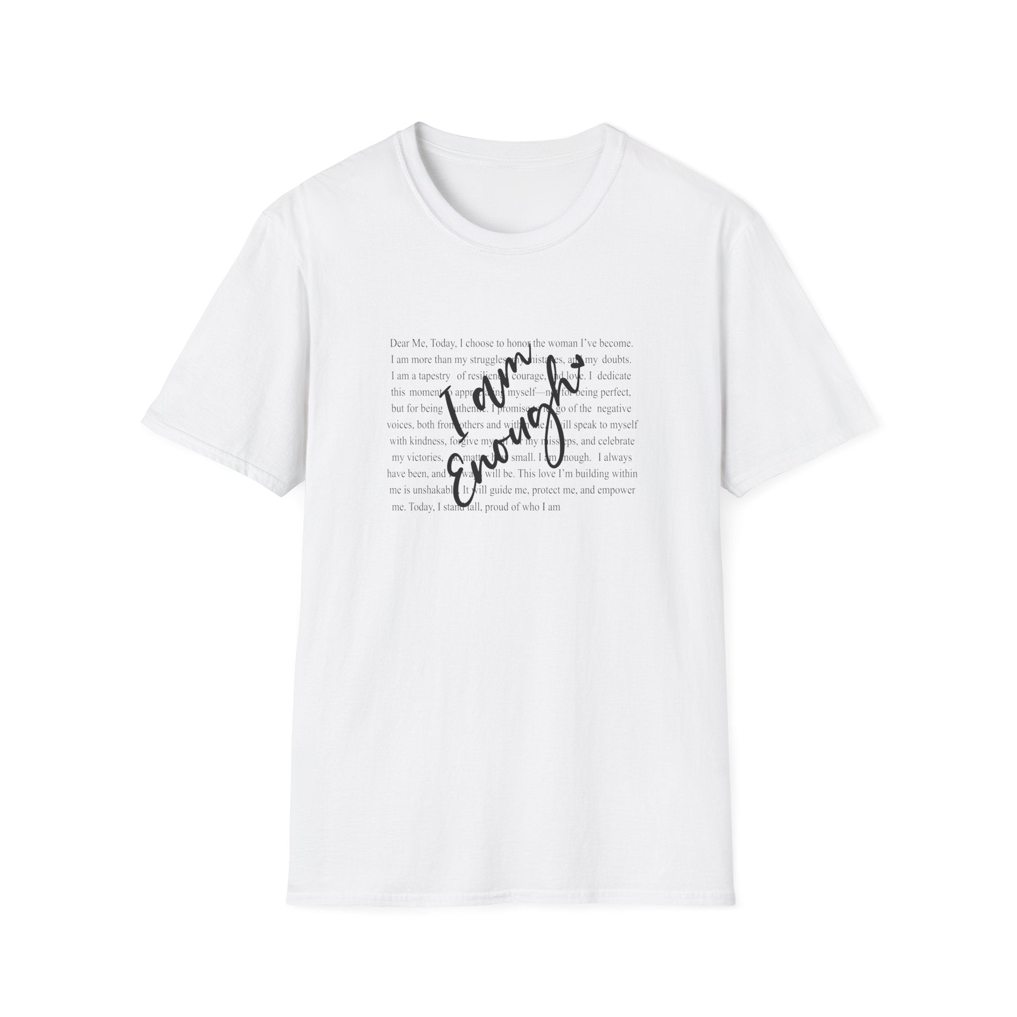 I Am Enough T-Shirt — Inspirational Self-Love Graphic Tee
