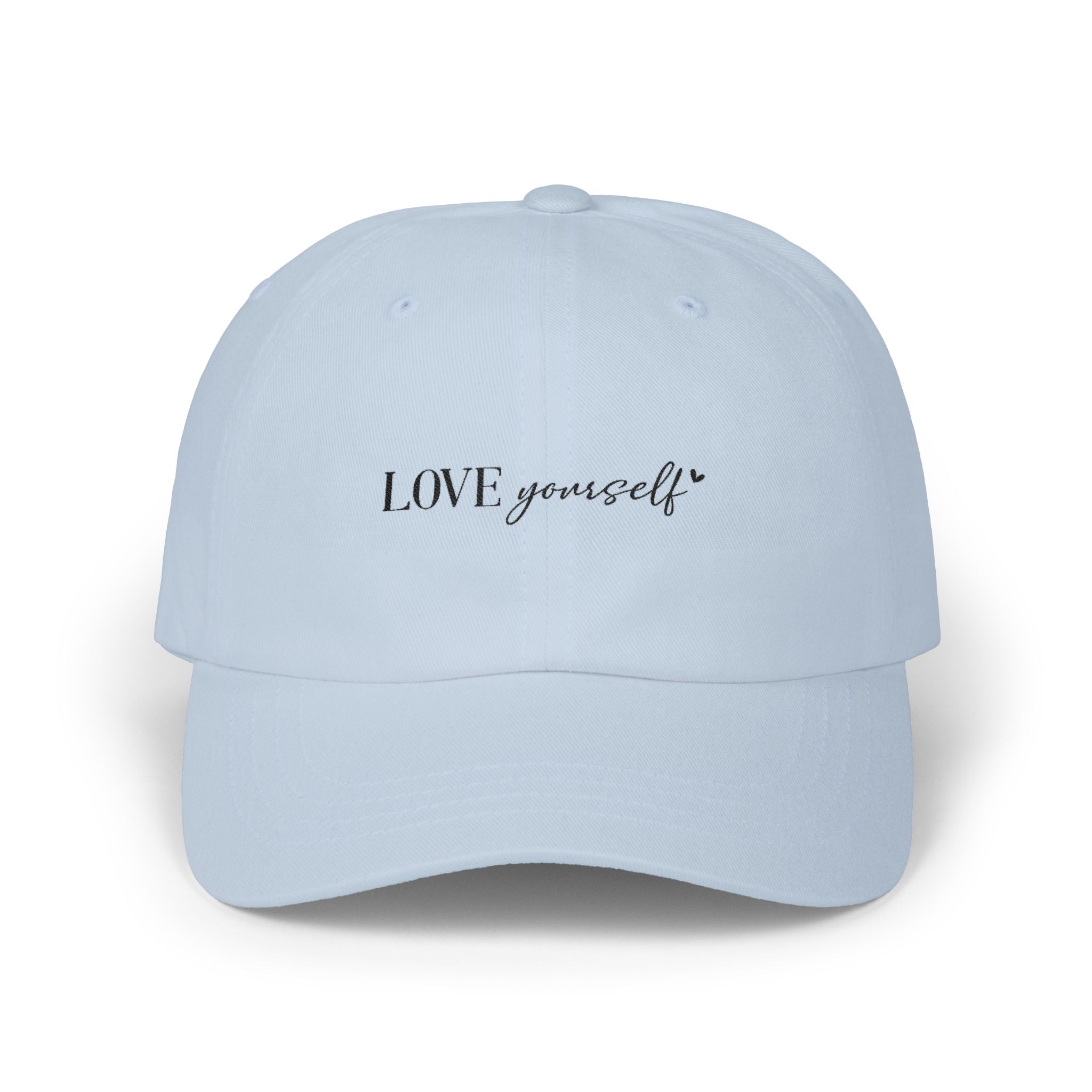 Dad Cap – "LOVE yourself" Minimal Embroidered Baseball Hat