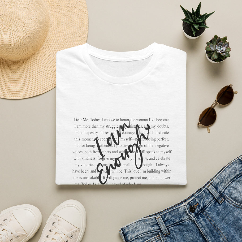I Am Enough T-Shirt — Inspirational Self-Love Graphic Tee