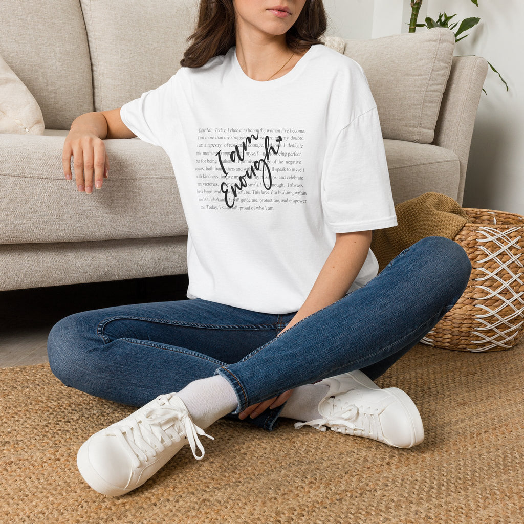 I Am Enough T-Shirt — Inspirational Self-Love Graphic Tee