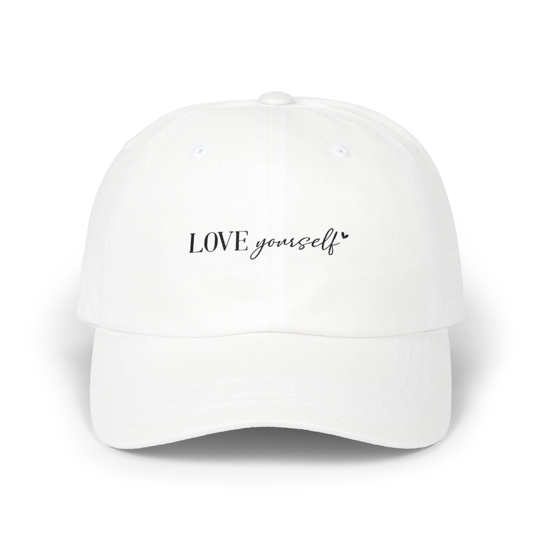 Dad Cap – "LOVE yourself" Minimal Embroidered Baseball Hat
