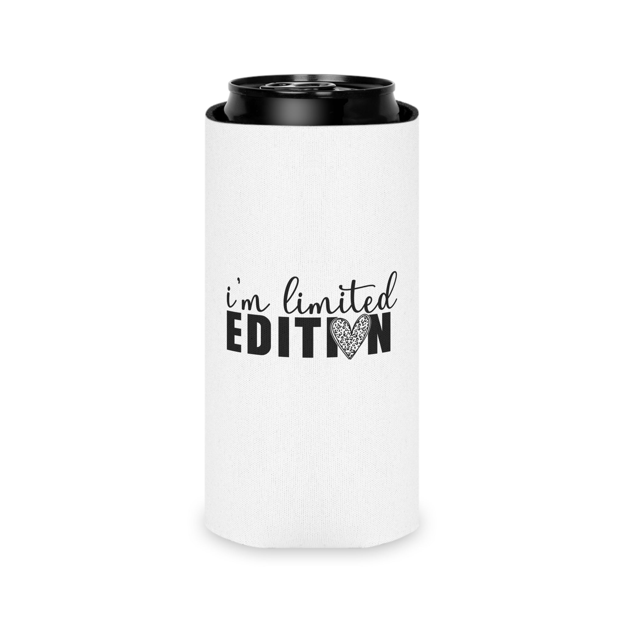 Can Cooler — "I'm Limited Edition" Heart Design